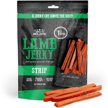 Absolute Holistic Lamb Jerky Strip Dog Treats 100g