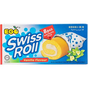 EGO Swiss Roll Vanilla Flavor 5pcs 176g