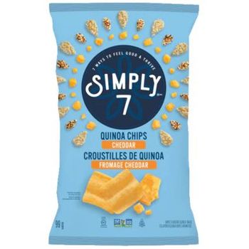 Simply 7 Quinoa Chips Cheddar 100g