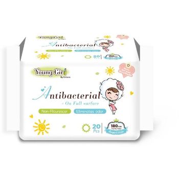 Uu Care Young Girl Antibacterial Panty Liner 180mm