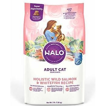 Halo Adult Cat Wild Salmon & Whitefish Recipe 1.36kg