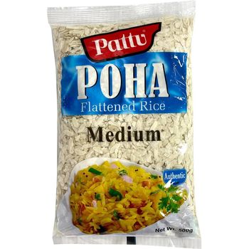 Pattu Poha Flattened Rice Medium 500g