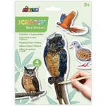Avenir Scratch Art & Craft Stickers Bird