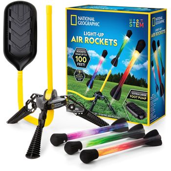 National Geographic Light-Up Air Rockets