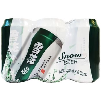 Snow Beer Can 6pcs 320ml