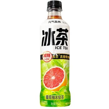 Teh Hijau Ais Genki Forest Grapefruit 450ml