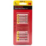 Kodak Super Heavy Duty Zinc 1.5V AAA Battery 8 Pack