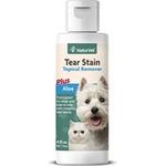 Naturvet Tear Stain Topical Remover Plus Aloe 4oz Eliminates Unsightly Tear Saliva Stains Gentle Waterbased Formula For Dogs Cats