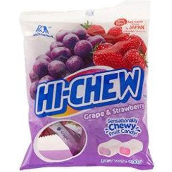 Hi-Chew Candy Bag 100g Grape Strawberry Flavor