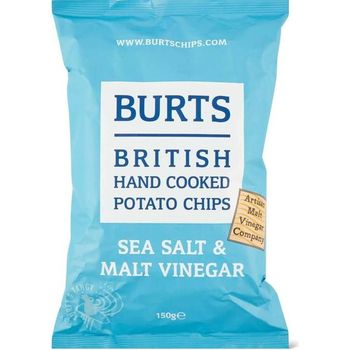 Burts Potato Chips Salt and Vinegar 150g