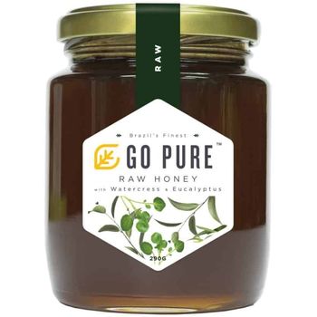 Go Pure Raw Honey with Watercress & Eucalyptus 290g