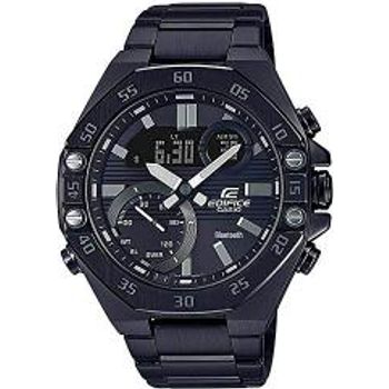 Casio Edifice Ecb-10dc-1adf Analog Quartz Black Stainless Steel Men Watch