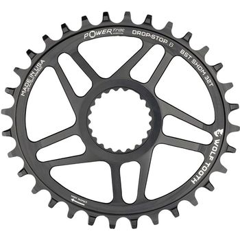 Wolf Tooth Direct Mount Chainring for Shimano Cranks Elliptical Boost 32T Drop Stop B