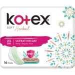 Kotex Soft Herbal Ultrathin Day Wing Pads Regular 23cm