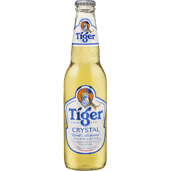 Tiger Bottle Beer Crystal Cold Lager pint 325ml