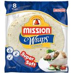 Mission Foods Wraps Original 8 Sachets 360g