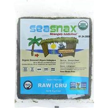 SeaSnax Raw Seaweed Snack 28g