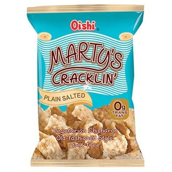 Oishi Martys Cracklin Plain Salted 90g