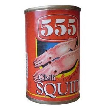 555 Squid in Soya Sauce Chili 155g