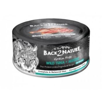 Back 2 Nature Grain Free Wild Tuna + Mussel
