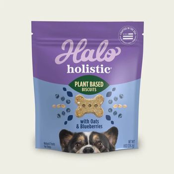Halo Garden of Vegan Oats n' Blueberries Biscuit Dog Treats 227g