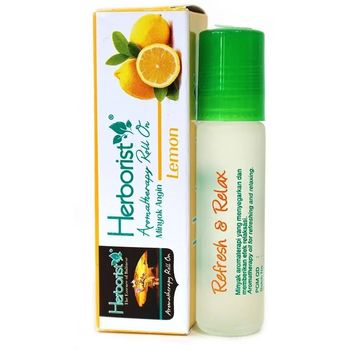 Herborist Aromatherapy Roll on Minyak Angin Lemon 10ml