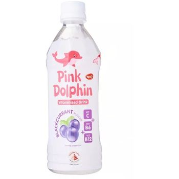 Yeo's Pet Pink Dolphin Blackcurrant 500ml