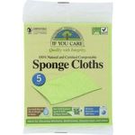 If You Care Sponge Cloths 100% Na Size 5ct Sponge Cloths 100% Natural Ifyc 5ct