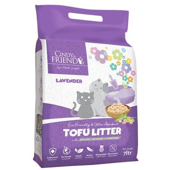 Cindy & Friends Cat Cleaning Soy Cat Lavender Scent 7kg