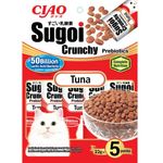 Inaba Ciao Cat Sugoi Crunchy Prebiotics Tuna 5pcs x 22g