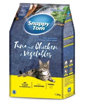 Snappy Tom Tuna Chicken And Vegetables 1.5kg