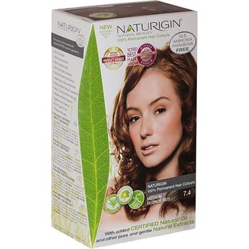 Naturigin Medium Blonde Red Hair Dye 7.4
