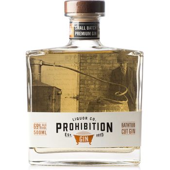 Prohibition Bathtub Cut Gin 69% alc 500ml