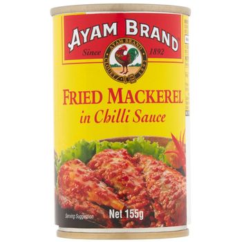 Ayam Brand Fried Mackerel in Chilli Sauce 155g