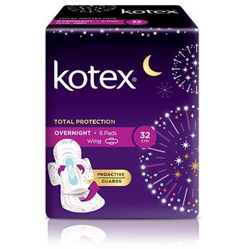 Kotex Overnight Wing 6pcs 32cm