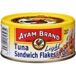 Ayam Brand Tuna Sandwich Flakes Oil Light 150g