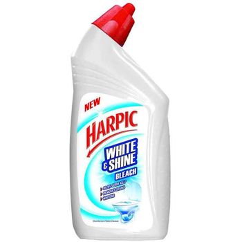 HARPIC WHITE & SHINE BLEACH GEL TOILET CLEANER 500ML