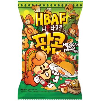 HBAF Mexican Taco Popcorn 80g