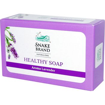 Snake Brand Soap Natural Cool Healthy Aroma Lavender 100g