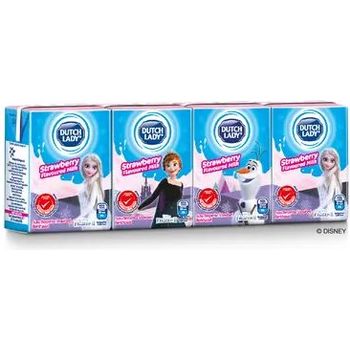 Dutch Lady Uht Milky Strawberry Milk 4 X 125ml