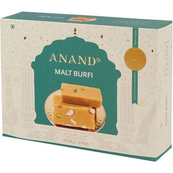 Anand Sweets Malt Burfi Sweets Dessert Snack 250g