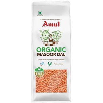 Amul Organic Masoor Dal 500g
