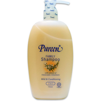 Pureen Family Shampoo Rosemary And Chamomile Extract 750ml