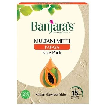 Banjara's Face Pack Multani Mitti And Papaya 100g