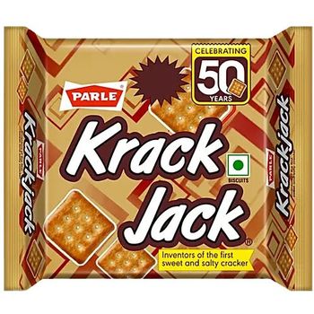 Parle Krack Jack Original Sweet And Salty Cracker Biscuit 63g