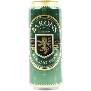 Baron's Can Beer Strong Brew