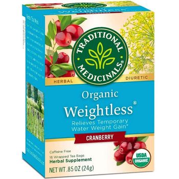 Traditional Medicinals Organic Weightless Cranberry Tea 16 Bags 24g