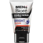 Biore Men Double Scrub Facial Foam Bright Clean 100g