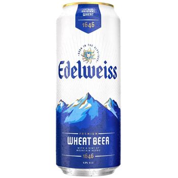 Edelweiss Premium Can Beer Wheat