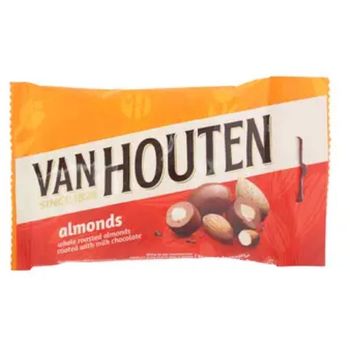 Van Houten Chocolate Pouch Almonds 80g